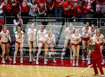 Thumbnail 2 in Bellville vs. Decatur (UIL Volleyball 4A Semi-Finals)  photogallery.