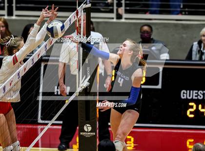 Thumbnail 3 in Bellville vs. Decatur (UIL Volleyball 4A Semi-Finals)  photogallery.