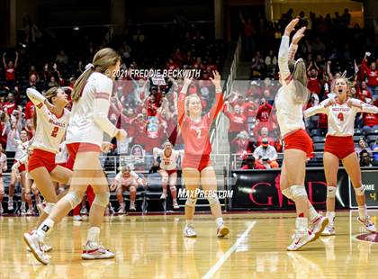 Thumbnail 2 in Bellville vs. Decatur (UIL Volleyball 4A Semi-Finals)  photogallery.