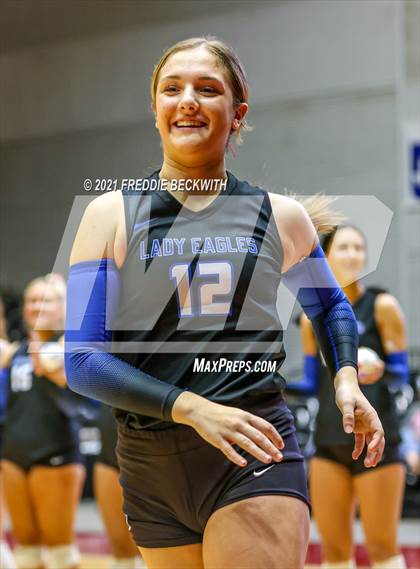 Thumbnail 2 in Bellville vs. Decatur (UIL Volleyball 4A Semi-Finals)  photogallery.