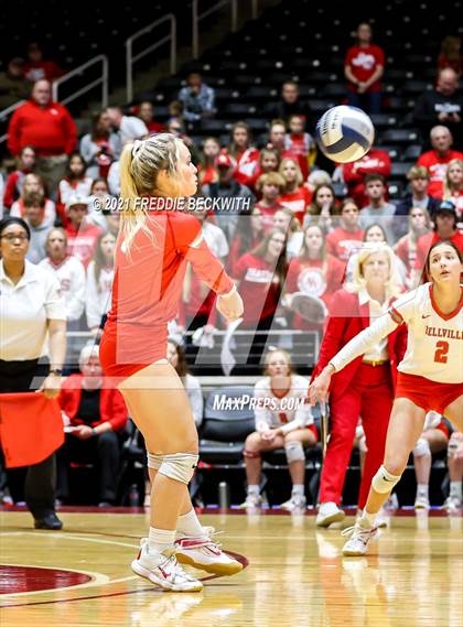 Thumbnail 2 in Bellville vs. Decatur (UIL Volleyball 4A Semi-Finals)  photogallery.