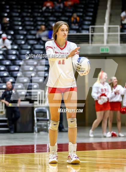 Thumbnail 3 in Bellville vs. Decatur (UIL Volleyball 4A Semi-Finals)  photogallery.