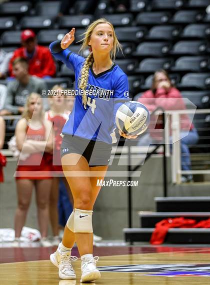 Thumbnail 2 in Bellville vs. Decatur (UIL Volleyball 4A Semi-Finals)  photogallery.