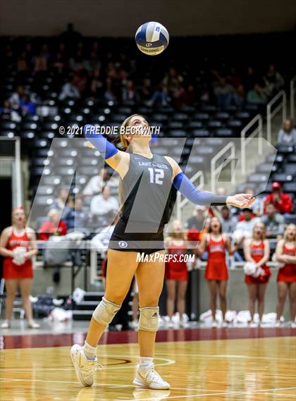 Thumbnail 3 in Bellville vs. Decatur (UIL Volleyball 4A Semi-Finals)  photogallery.