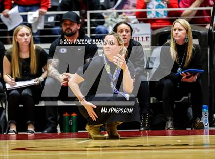 Thumbnail 2 in Bellville vs. Decatur (UIL Volleyball 4A Semi-Finals)  photogallery.