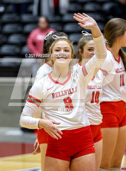 Thumbnail 2 in Bellville vs. Decatur (UIL Volleyball 4A Semi-Finals)  photogallery.