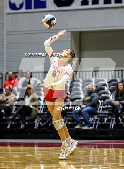Thumbnail 2 in Bellville vs. Decatur (UIL Volleyball 4A Semi-Finals)  photogallery.