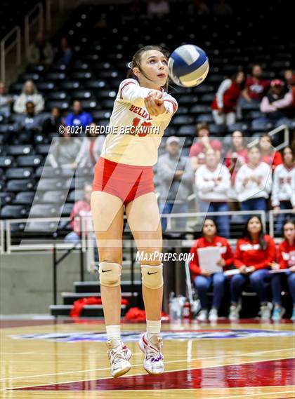 Thumbnail 3 in Bellville vs. Decatur (UIL Volleyball 4A Semi-Finals)  photogallery.