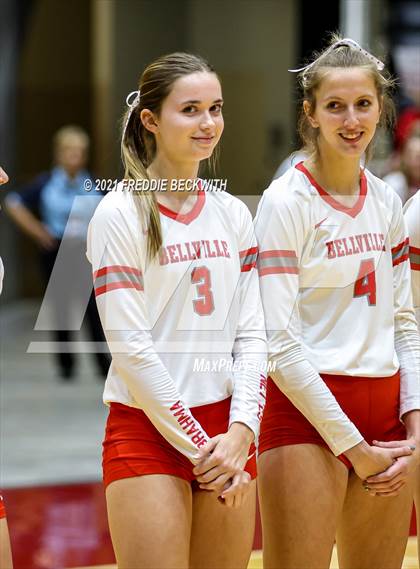 Thumbnail 2 in Bellville vs. Decatur (UIL Volleyball 4A Semi-Finals)  photogallery.