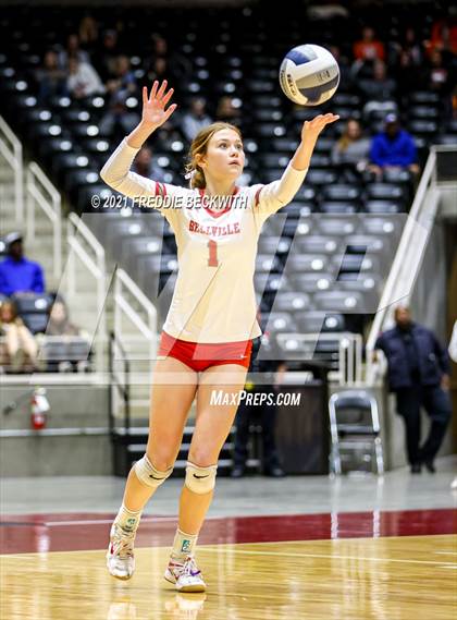 Thumbnail 2 in Bellville vs. Decatur (UIL Volleyball 4A Semi-Finals)  photogallery.