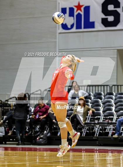 Thumbnail 3 in Bellville vs. Decatur (UIL Volleyball 4A Semi-Finals)  photogallery.