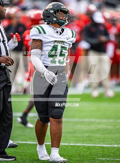 Thumbnail 3 in North Shore vs. Cypress Falls (UIL 6A D1 Football Regional) photogallery.