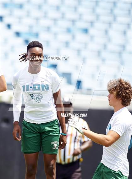 Thumbnail 2 in Fleming Island vs Hawthorne (Jaguars Prep 11-On Tournament) photogallery.