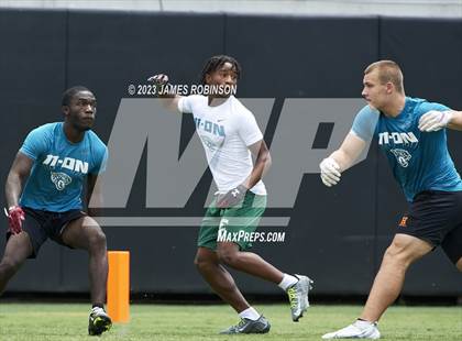 Thumbnail 2 in Fleming Island vs Hawthorne (Jaguars Prep 11-On Tournament) photogallery.