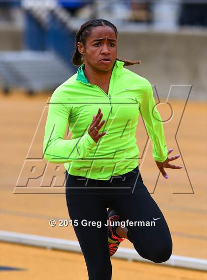 Thumbnail 2 in CIF NCS Masters Track and Field Championships (Girls Triple Jump) photogallery.