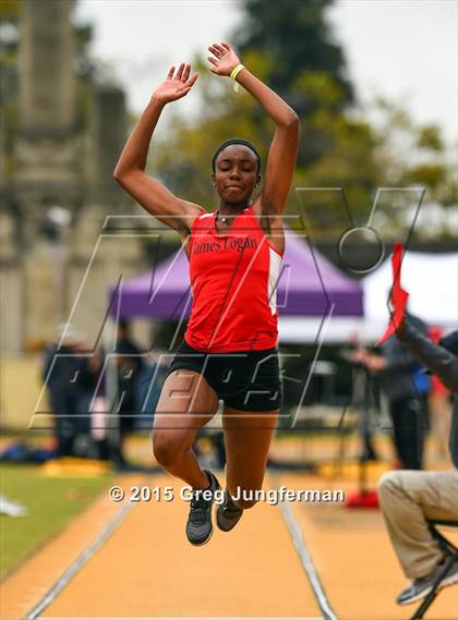 Thumbnail 2 in CIF NCS Masters Track and Field Championships (Girls Triple Jump) photogallery.