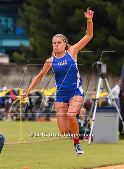 Thumbnail 1 in CIF NCS Masters Track and Field Championships (Girls Triple Jump) photogallery.