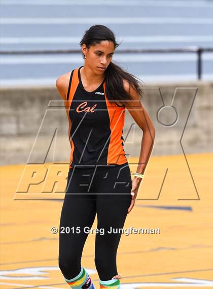 Thumbnail 2 in CIF NCS Masters Track and Field Championships (Girls Triple Jump) photogallery.
