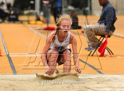 Thumbnail 2 in CIF NCS Masters Track and Field Championships (Girls Triple Jump) photogallery.