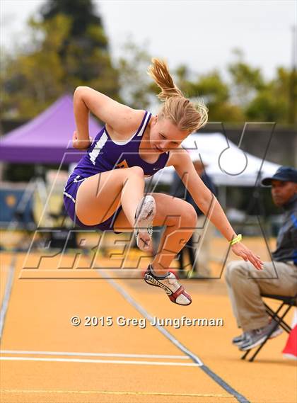 Thumbnail 1 in CIF NCS Masters Track and Field Championships (Girls Triple Jump) photogallery.