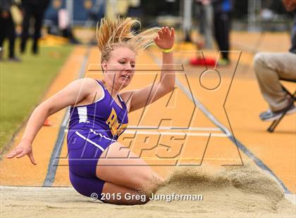 Thumbnail 1 in CIF NCS Masters Track and Field Championships (Girls Triple Jump) photogallery.