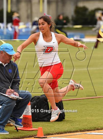 Thumbnail 2 in CIF NCS Masters Track and Field Championships (Girls Triple Jump) photogallery.