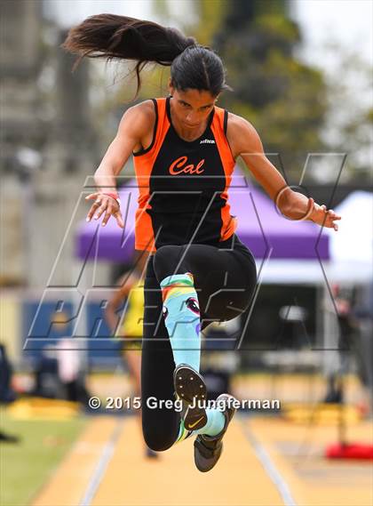 Thumbnail 2 in CIF NCS Masters Track and Field Championships (Girls Triple Jump) photogallery.