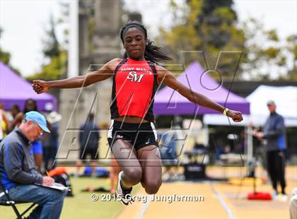 Thumbnail 1 in CIF NCS Masters Track and Field Championships (Girls Triple Jump) photogallery.
