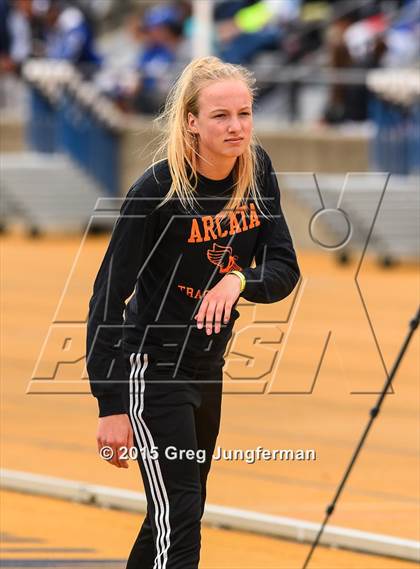 Thumbnail 2 in CIF NCS Masters Track and Field Championships (Girls Triple Jump) photogallery.