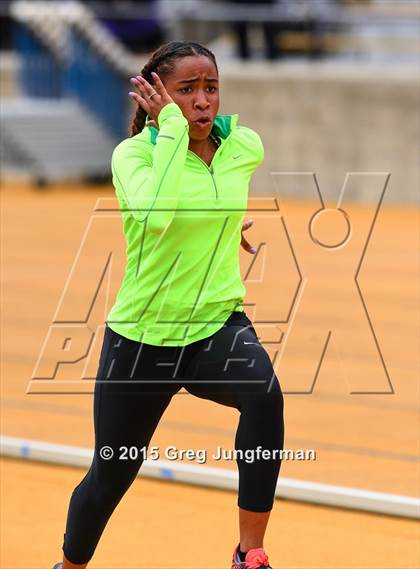 Thumbnail 1 in CIF NCS Masters Track and Field Championships (Girls Triple Jump) photogallery.