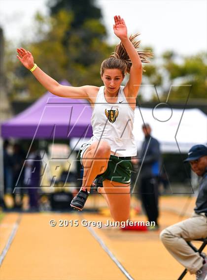 Thumbnail 3 in CIF NCS Masters Track and Field Championships (Girls Triple Jump) photogallery.