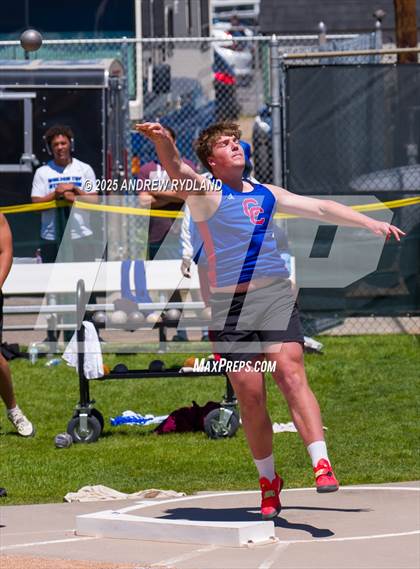 Thumbnail 2 in CHSAA 5A State Championships (Shotput Final) photogallery.