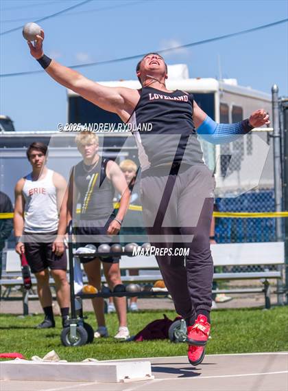 Thumbnail 3 in CHSAA 5A State Championships (Shotput Final) photogallery.