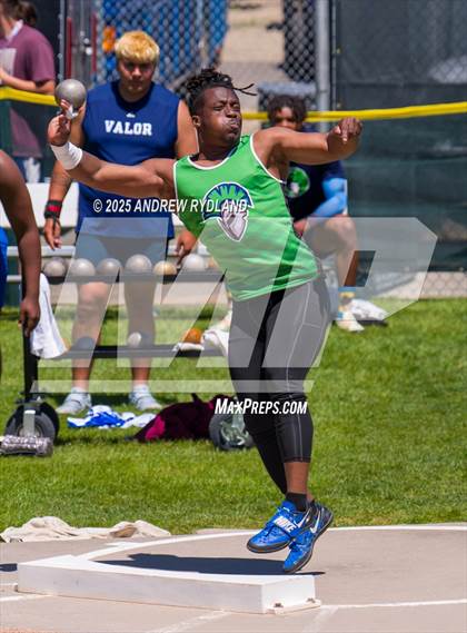 Thumbnail 2 in CHSAA 5A State Championships (Shotput Final) photogallery.