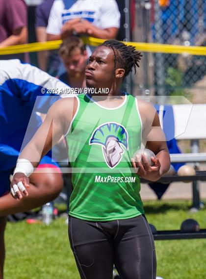 Thumbnail 3 in CHSAA 5A State Championships (Shotput Final) photogallery.