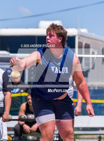 Thumbnail 2 in CHSAA 5A State Championships (Shotput Final) photogallery.