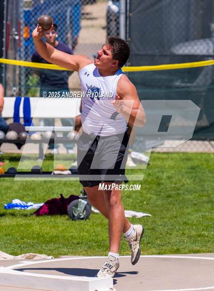 Thumbnail 2 in CHSAA 5A State Championships (Shotput Final) photogallery.