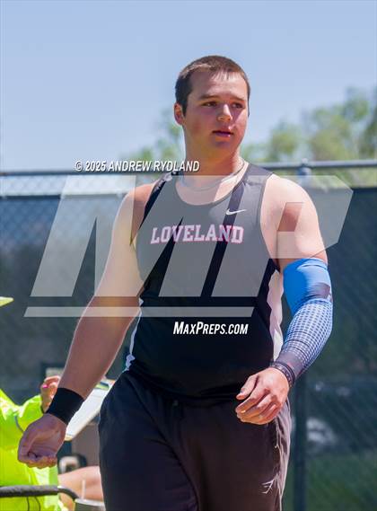 Thumbnail 3 in CHSAA 5A State Championships (Shotput Final) photogallery.