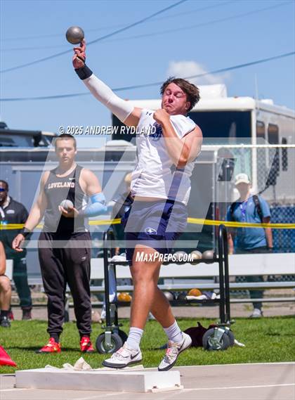 Thumbnail 3 in CHSAA 5A State Championships (Shotput Final) photogallery.