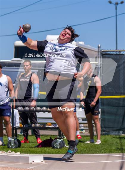 Thumbnail 1 in CHSAA 5A State Championships (Shotput Final) photogallery.