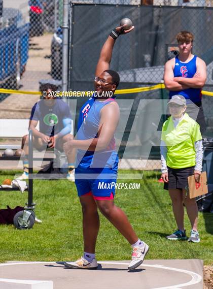 Thumbnail 1 in CHSAA 5A State Championships (Shotput Final) photogallery.