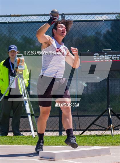 Thumbnail 2 in CHSAA 5A State Championships (Shotput Final) photogallery.