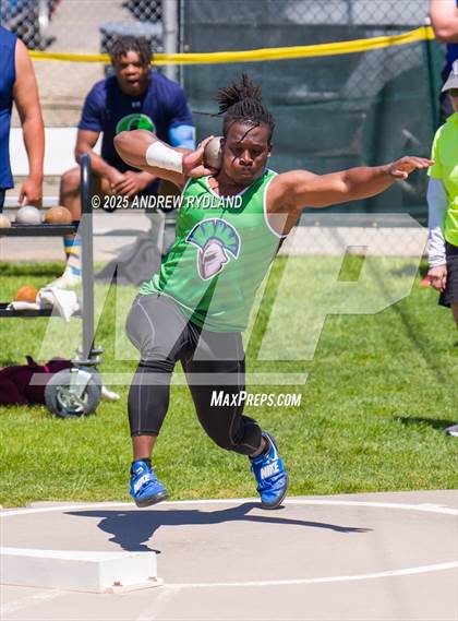 Thumbnail 1 in CHSAA 5A State Championships (Shotput Final) photogallery.