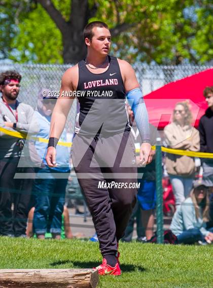 Thumbnail 2 in CHSAA 5A State Championships (Shotput Final) photogallery.