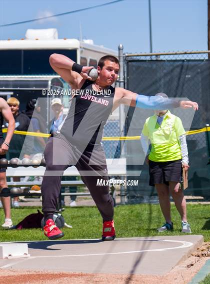 Thumbnail 2 in CHSAA 5A State Championships (Shotput Final) photogallery.