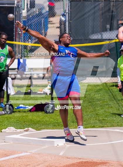 Thumbnail 2 in CHSAA 5A State Championships (Shotput Final) photogallery.