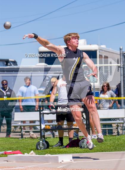 Thumbnail 2 in CHSAA 5A State Championships (Shotput Final) photogallery.