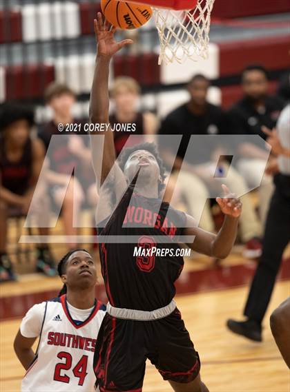 Thumbnail 2 in Morgan County vs Southwest (HypeSouth Hardwood Invitational)  photogallery.