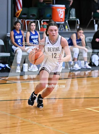 Thumbnail 3 in Devine vs Falls City (Marion Basketball Tournament) photogallery.