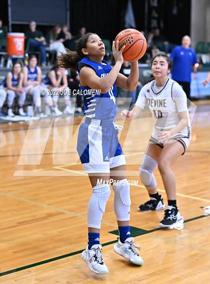 Thumbnail 2 in Devine vs Falls City (Marion Basketball Tournament) photogallery.